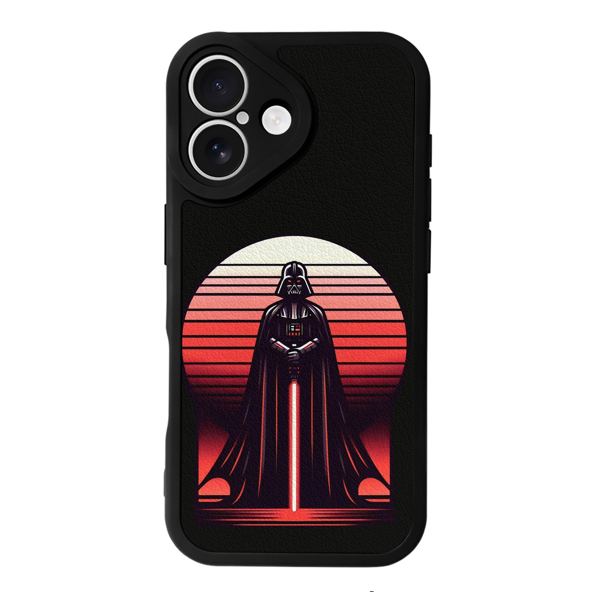 （画像用） スター・ウォーズ Star Wars 【iPhone 16シリーズ対応】シリコンスマホケース（レザー調） 材質：シリコン